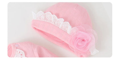 Baby girl Jumpsuit With Cap