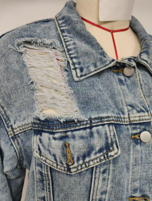 Fashionable Non-elastic Ladies' Coat