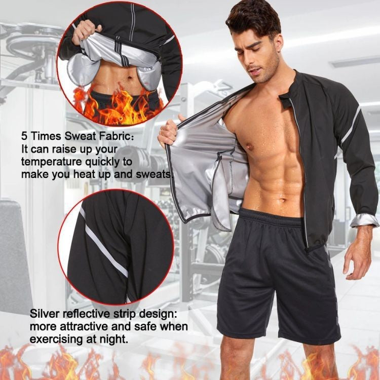Abdominal Tightening Fitness Sweating Long Sleeved Sportswear