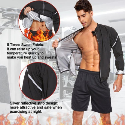 Abdominal Tightening Fitness Sweating Long Sleeved Sportswear