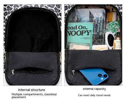 Simple Leisure Travel Large Capacity Soft Leather Shoulder Bag For Women
