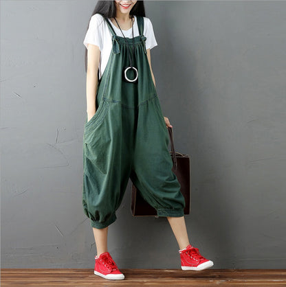 Women Casual Drop Crotch Jumpsuits