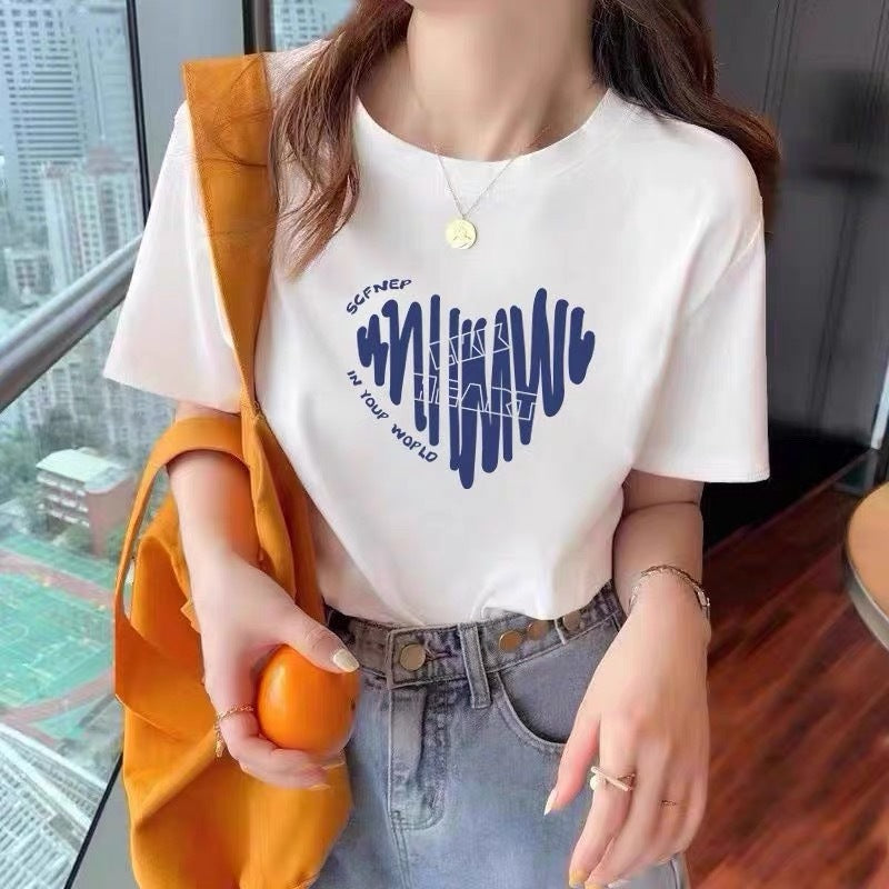 Pure Cotton Summer Short-sleeved T-shirt Chinese Style Fashionable And Stylish