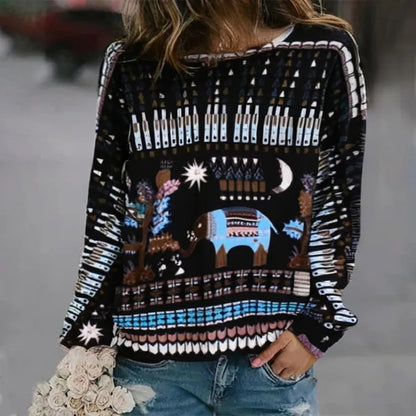 Digital Printed Women's Sweater