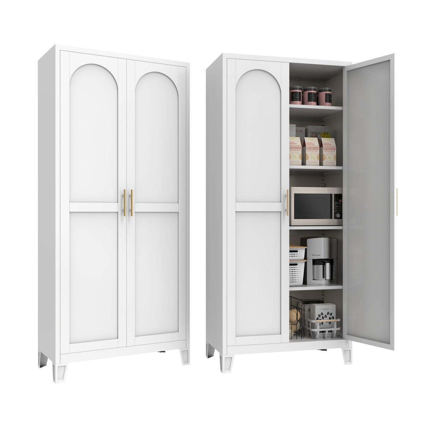 2 Shapely Doors Cabinet  180 Height