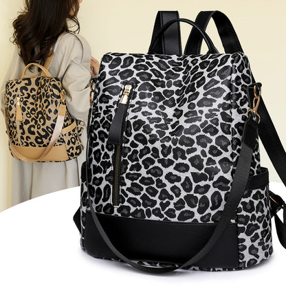 Simple Leisure Travel Large Capacity Soft Leather Shoulder Bag For Women