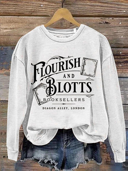 Fashion Digital Printed Round Neck Sweater