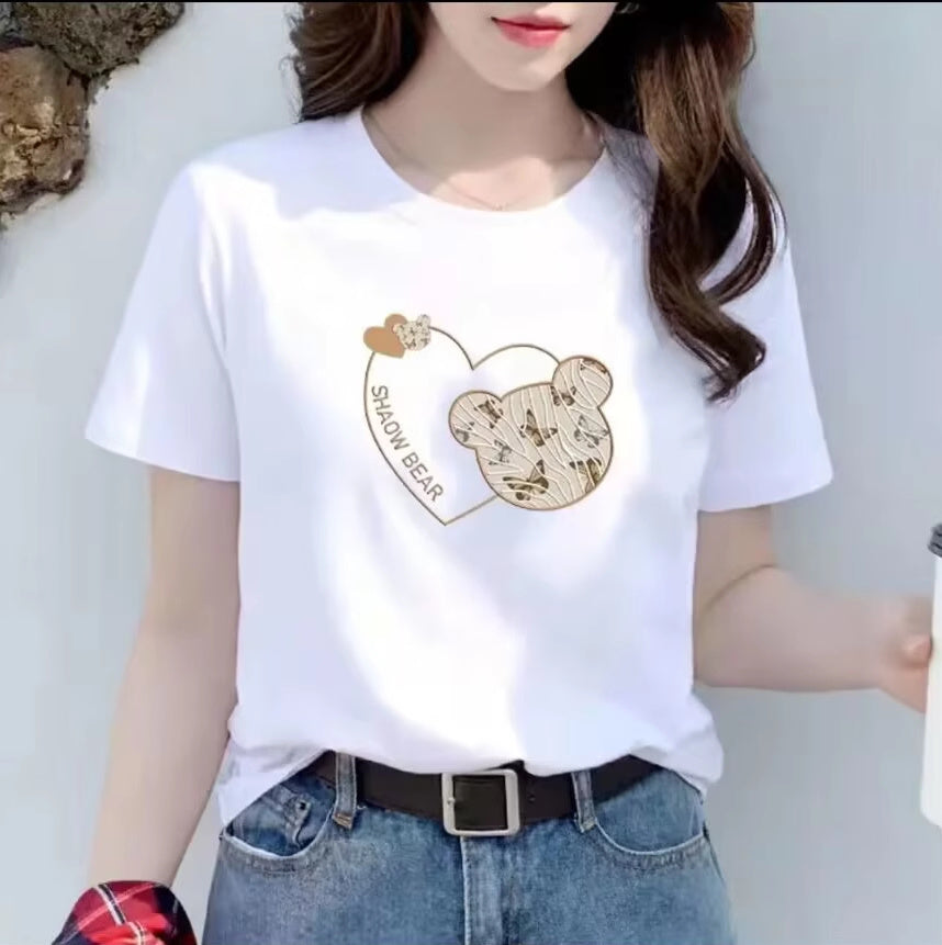 Pure Cotton Summer Short-sleeved T-shirt Chinese Style Fashionable And Stylish