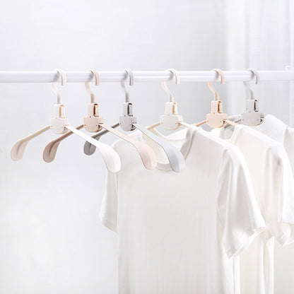 Creative Travel Portable Plastic Folding Clothes Rack