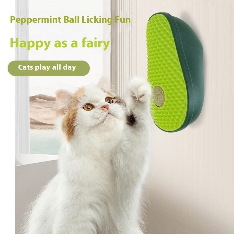 Avocado Petting Post Cat Self-service Scratch An Itch Toy