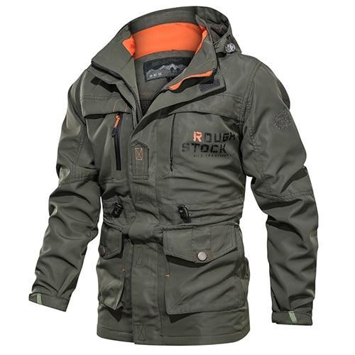 Men's Casual Outdoor Hooded Plus Size Jacket