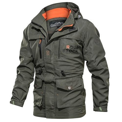 Men's Casual Outdoor Hooded Plus Size Jacket