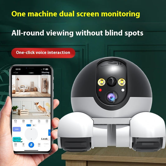 Wireless Smart 360-degree HD Dual Lens Robo Camera