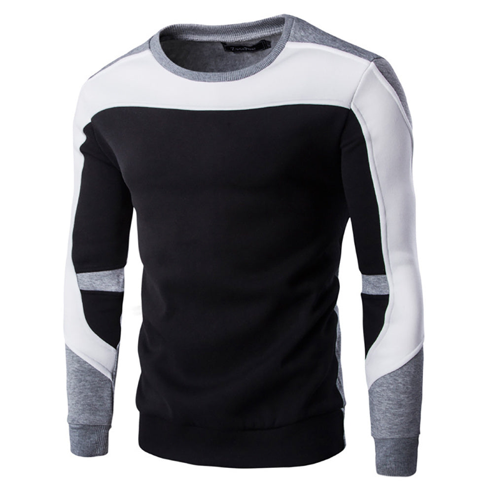 Casual Sportswear Baseball Sweater Plush Men's Wear