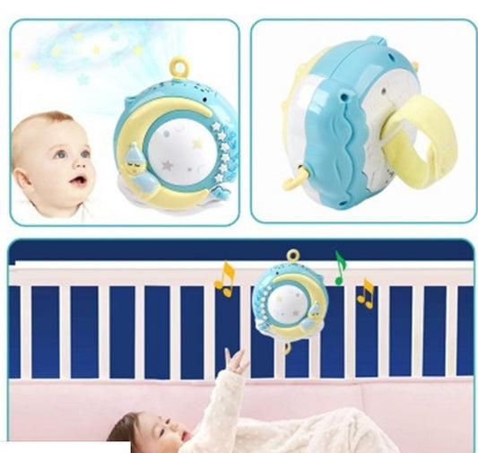 Baby Rattles Crib Mobiles Toy Holder Rotating Mobile Bed Bell Musical Box Projection Newborn Infant Baby Boy Toys - Ocean Vault