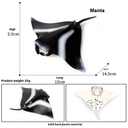 Simulation Marine Animal Model Children's Cognitive Toy