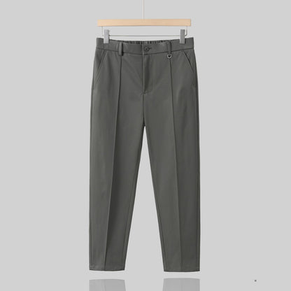 Ironing-free Simple Suit Pants Solid Color Casual Light Luxury Tapered
