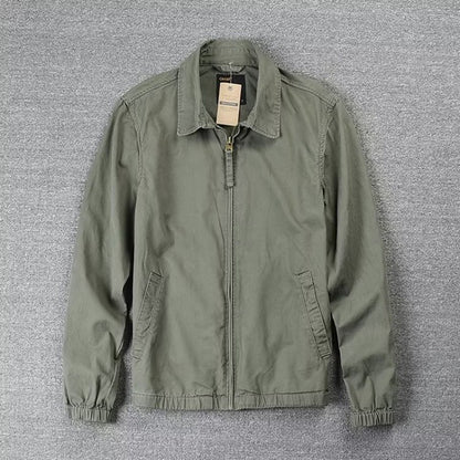 Simple Jacket Men's Leisure Washed-out Distressed