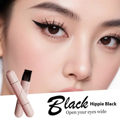 Waterproof Not Smudge Precise Outline Natural Long Lasting Integrated Double-headed Eyeliner Stamp Pen - Ocean Vault