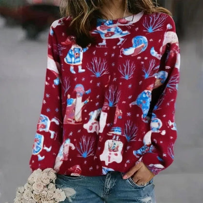 Digital Printed Women's Sweater