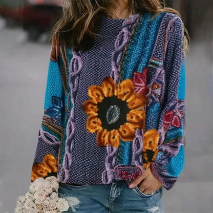 Digital Printed Women's Sweater