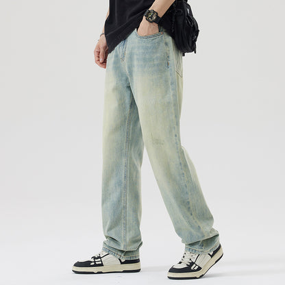Plus Size Men's Summer New Thin Type Jeans