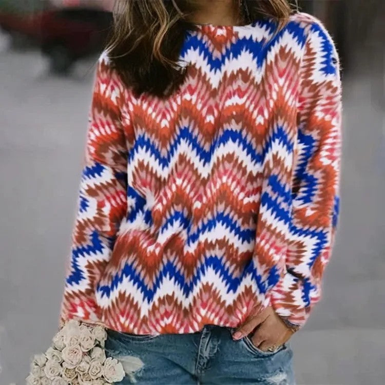 Digital Printed Women's Sweater