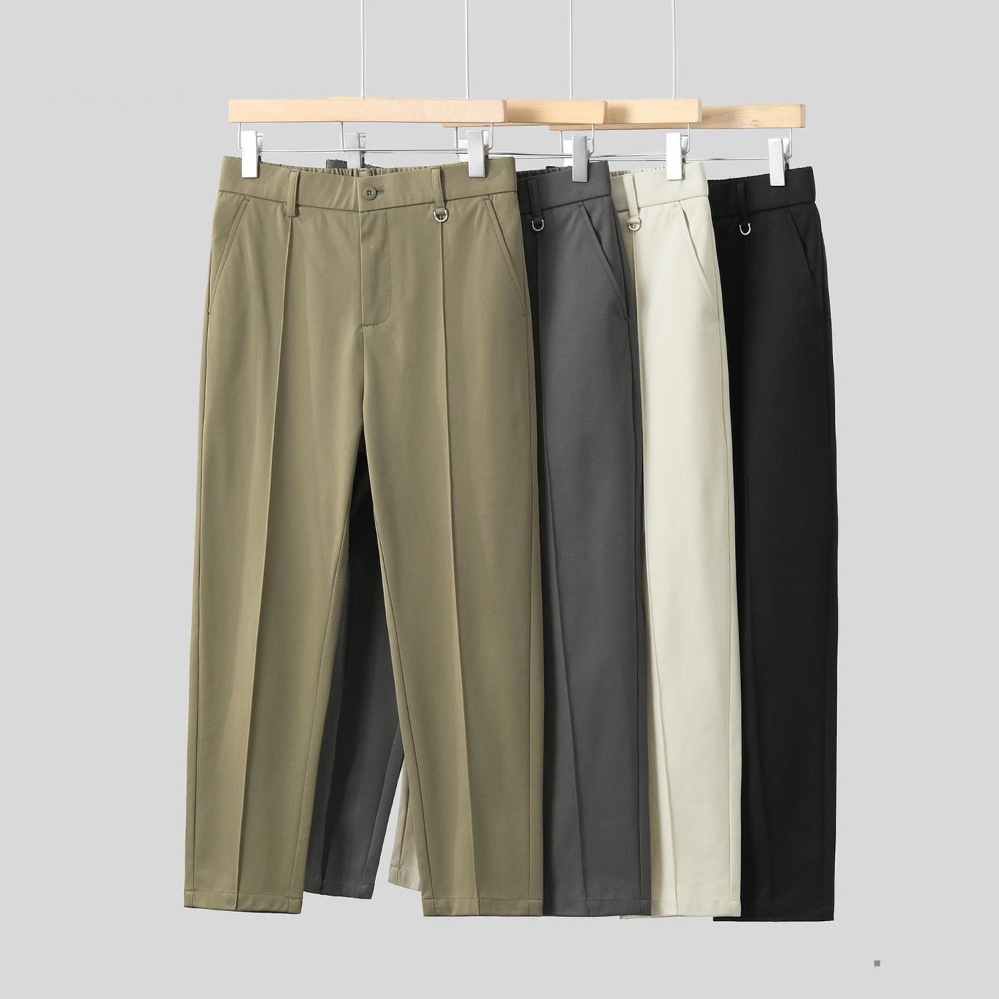 Ironing-free Simple Suit Pants Solid Color Casual Light Luxury Tapered