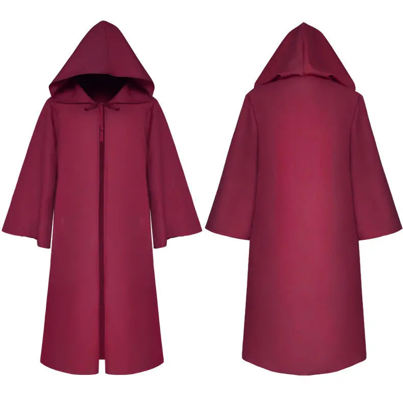 Halloween Ball Dress Up Death Cloak Medieval Hoodie Cloak - Ocean Vault