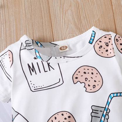 Baby Cotton Short Sleeve Romper