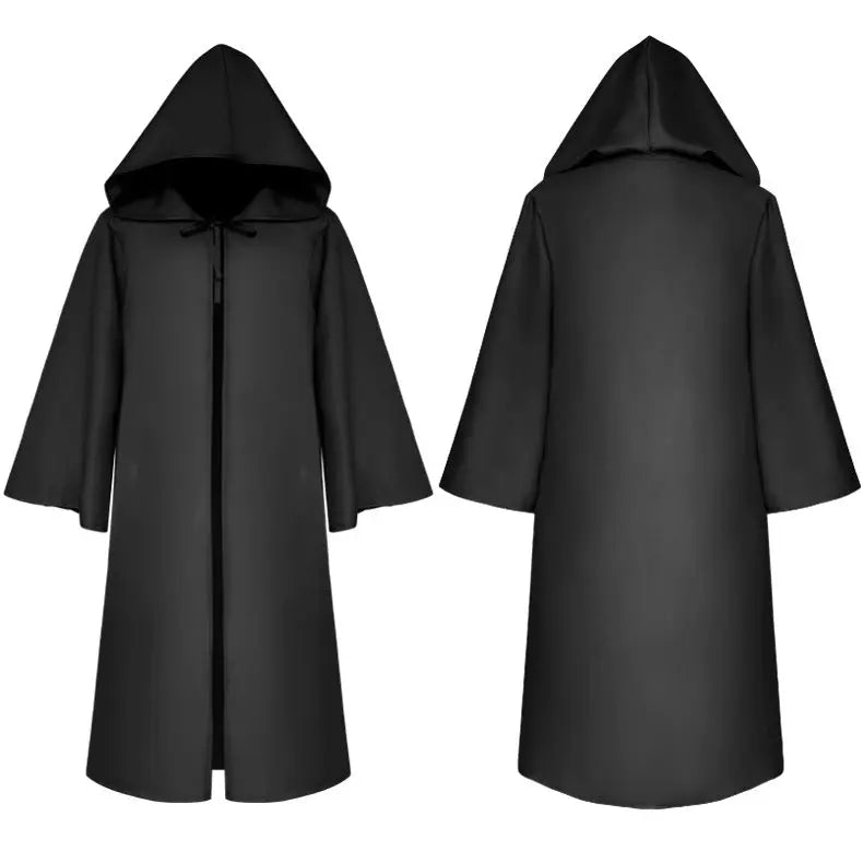 Halloween Ball Dress Up Death Cloak Medieval Hoodie Cloak - Ocean Vault