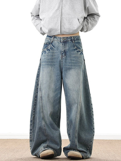 Men's And Women's American Retro Loose Pants
