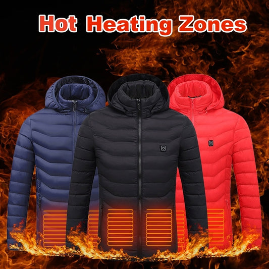 New  Electric Jacket Cotton Coat Heater Thermal Clothing for Winter