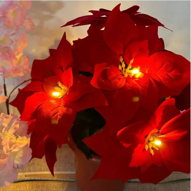 Door Frame Escalator Decoration Red Flower String Lights - Ocean Vault