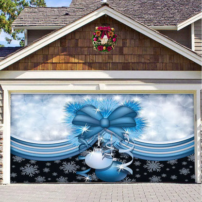 Christmas Background Hanging Cloth Garage Door Patch Holiday Party - Ocean Vault