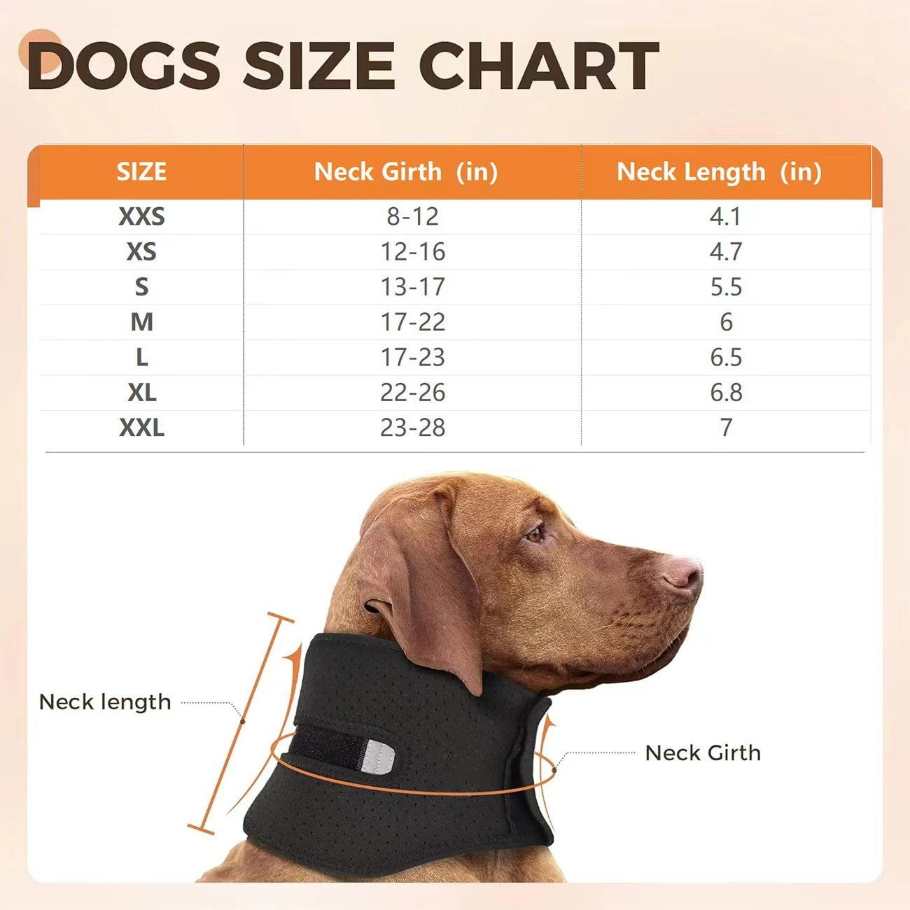 NEW Dog Support Collar Collar Anti-licking Sprained Neck Head Cover Pet Neck Support Small Medium Large Adjustable Universal