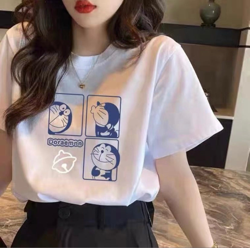 Pure Cotton Summer Short-sleeved T-shirt Chinese Style Fashionable And Stylish