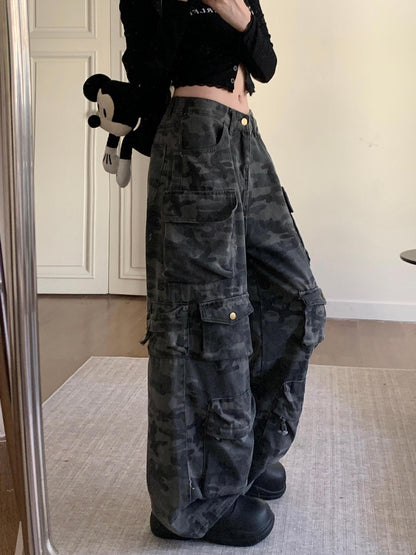 High Street Straight Loose Wide Leg Long