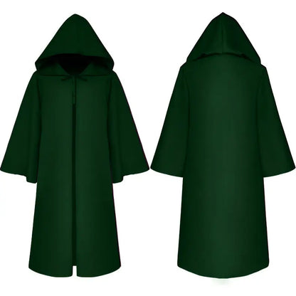 Halloween Ball Dress Up Death Cloak Medieval Hoodie Cloak - Ocean Vault