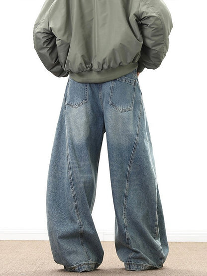 Men's And Women's American Retro Loose Pants