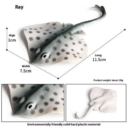 Simulation Marine Animal Model Children's Cognitive Toy