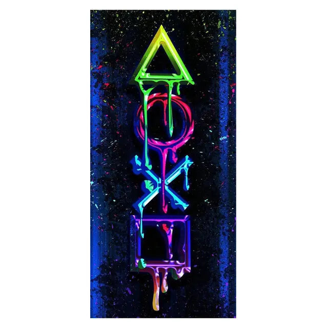 Gamer Room Canvas Painting Arena Game Poster - Ocean Vault