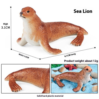 Simulation Marine Animal Model Children's Cognitive Toy