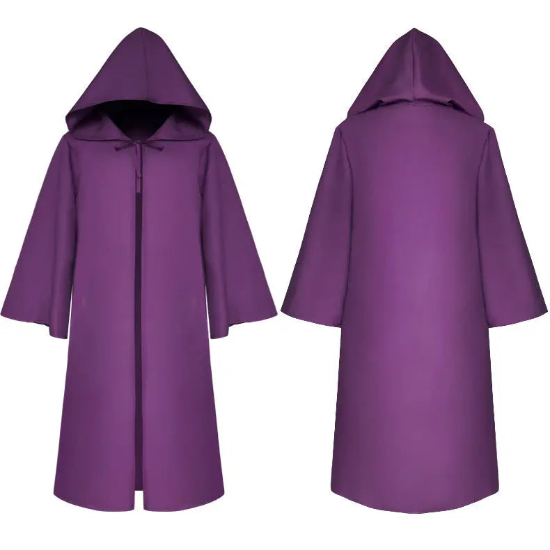 Halloween Ball Dress Up Death Cloak Medieval Hoodie Cloak - Ocean Vault