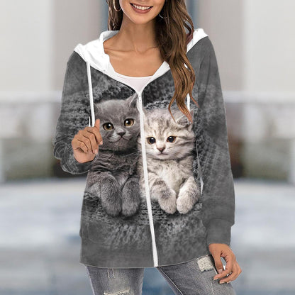 Amazon European And American Zipper Cardigan Fashion Casual