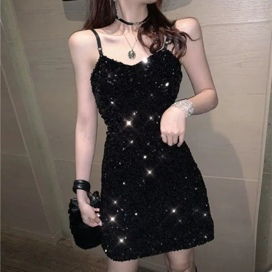 Temperament Nightclub Disco Waist-tight Slim Looking Base Short Skirt For Women - Ocean Vault