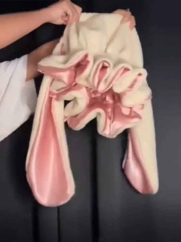 Rabbit Ear Ruffled Hat - Ocean Vault