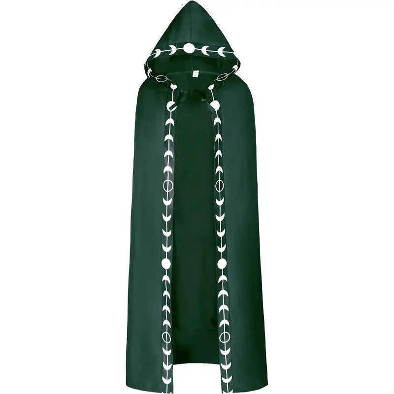 Halloween Ball Dress Up Death Cloak Medieval Hoodie Cloak - Ocean Vault
