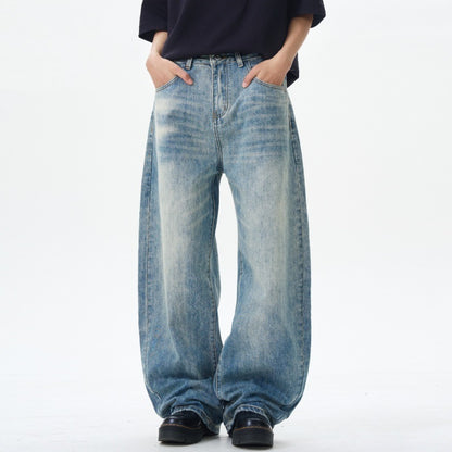 American Machete Jeans Men's Street Retro Washed