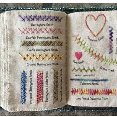 Linen Book DIY Embroidery - Ocean Vault